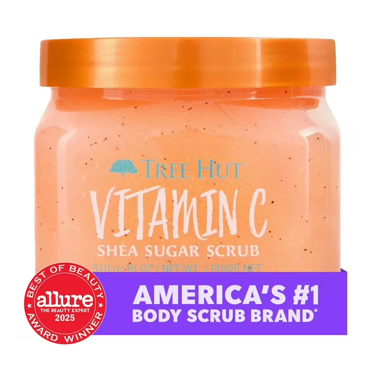Tree Hut - Shea Sugar Scrub - Gommage au sucre et karité "Vitamin C" - 510 g