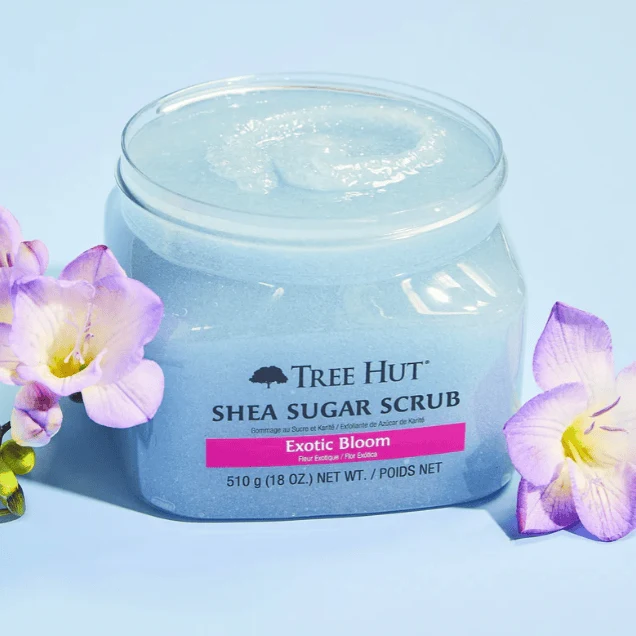 Tree Hut - Shea Sugar Scrub - Gommage au sucre et karité "Exotic Bloom" - 510 g
