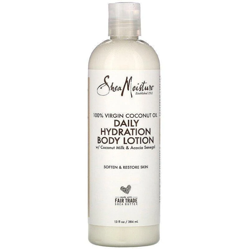 Shea Moisture - 100% Virgin Coconut Oil - Lotion hydratante pour le corps "Daily hydratation" - 384ml
