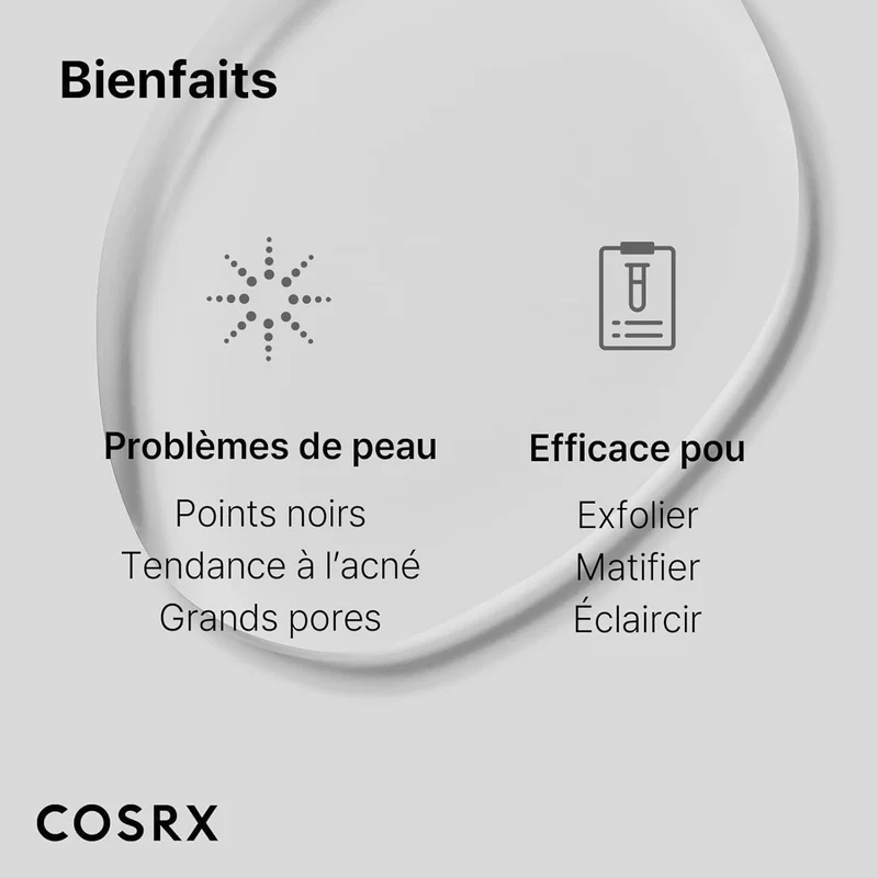 COSRX - Lotion exfoliante points noirs au BHA "Blackhead Power Liquid" - 100ml