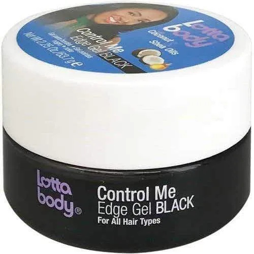 LottaBody - Coconut & Shea Oils - Edge gel noir "Control me" - 63g