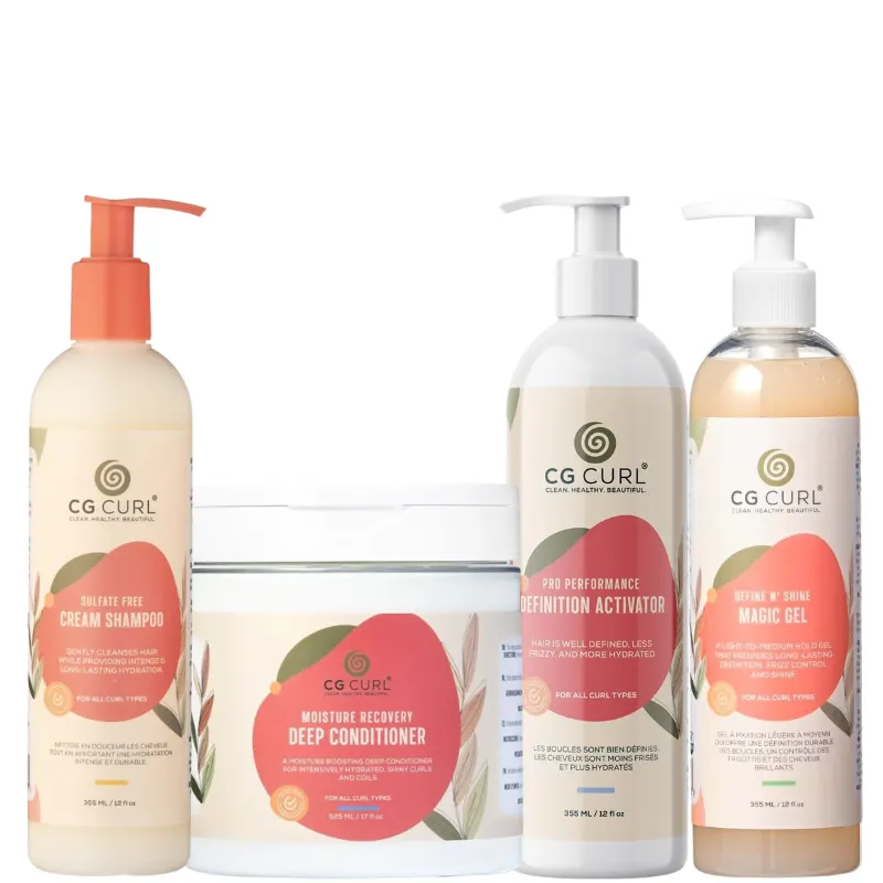 Routine Cheveux Ondulés Bouclés - CG Curl