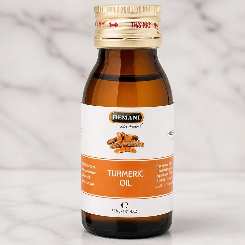 Huile de Curcuma 30mL Hemani 100% naturelle