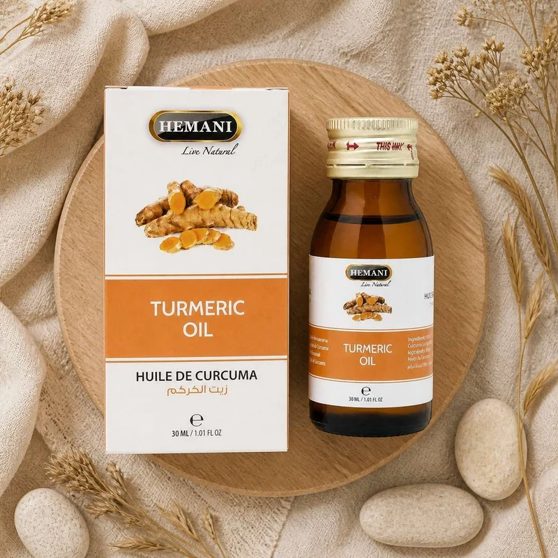 Huile de Curcuma 30mL Hemani 100% naturelle