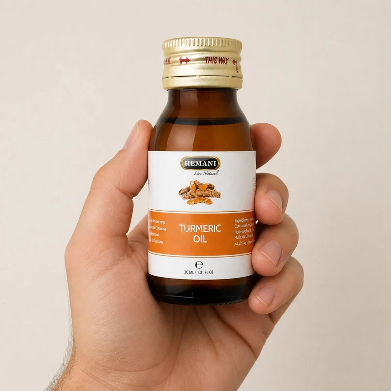 Huile de Curcuma 30mL Hemani 100% naturelle