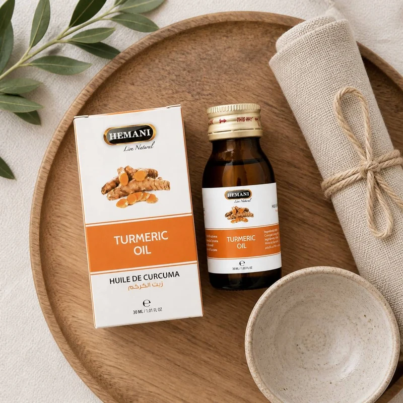 Huile de Curcuma 30mL Hemani 100% naturelle