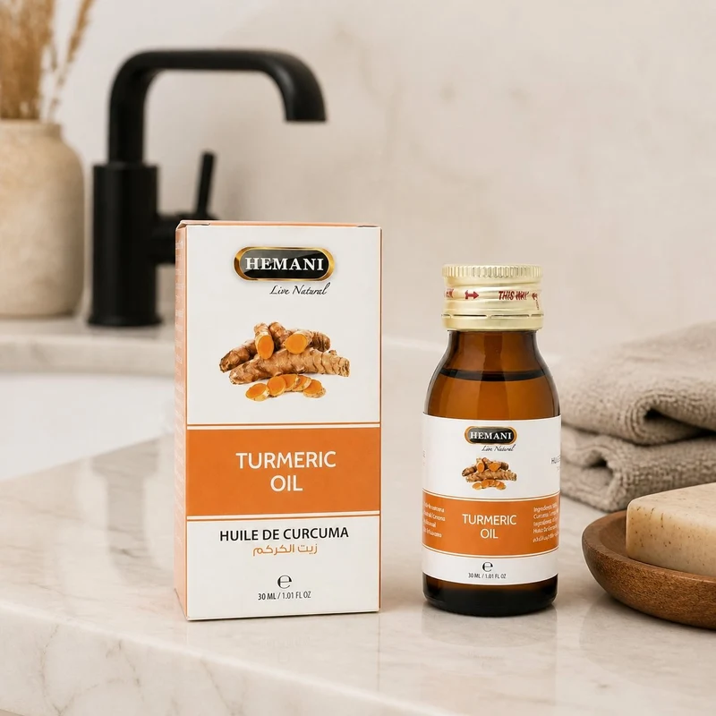 Huile de Curcuma 30mL Hemani 100% naturelle