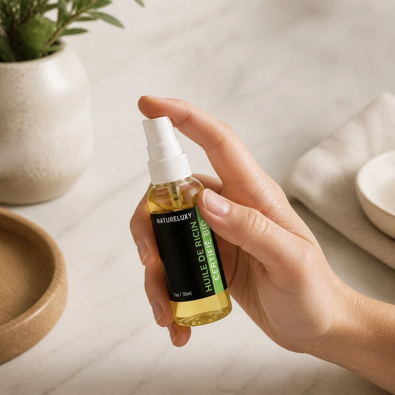 Huile de Ricin 30mL 100% Naturel Spray