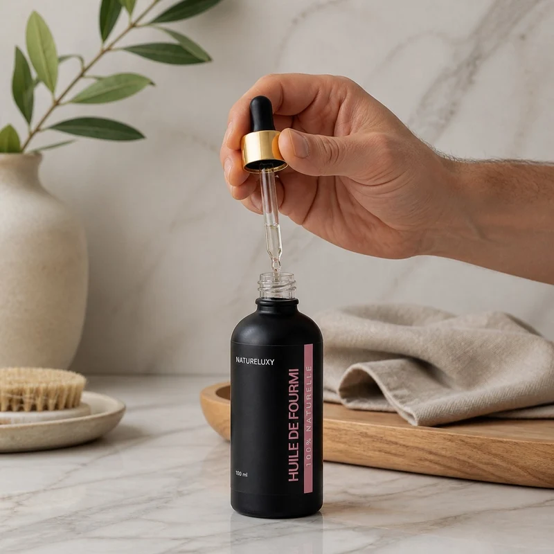 Huile de Fourmis 100 mL Pipette - Soin Après Épilation