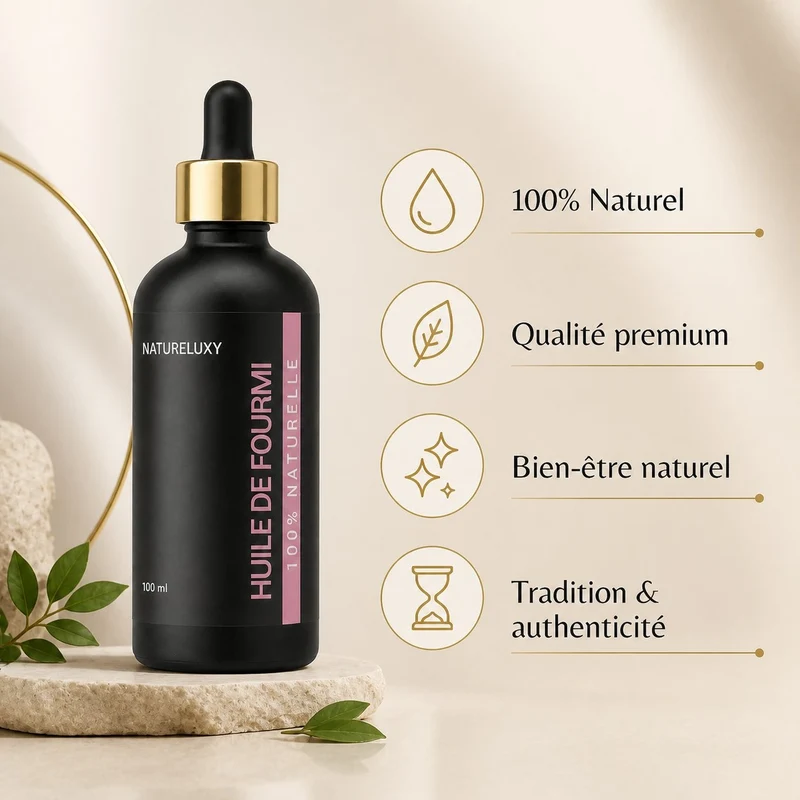 Huile de Fourmis 100 mL Pipette - Soin Après Épilation