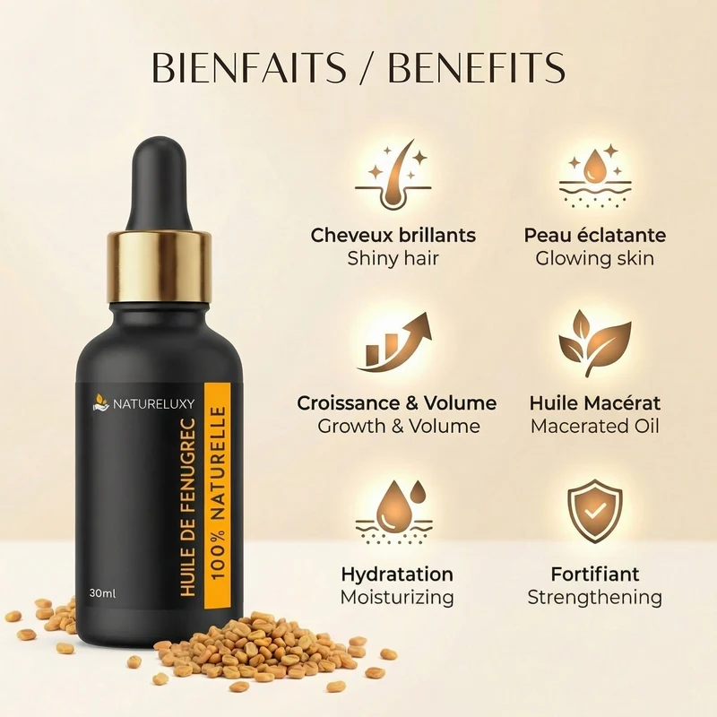 Huile de Fenugrec 30mL à Pipette