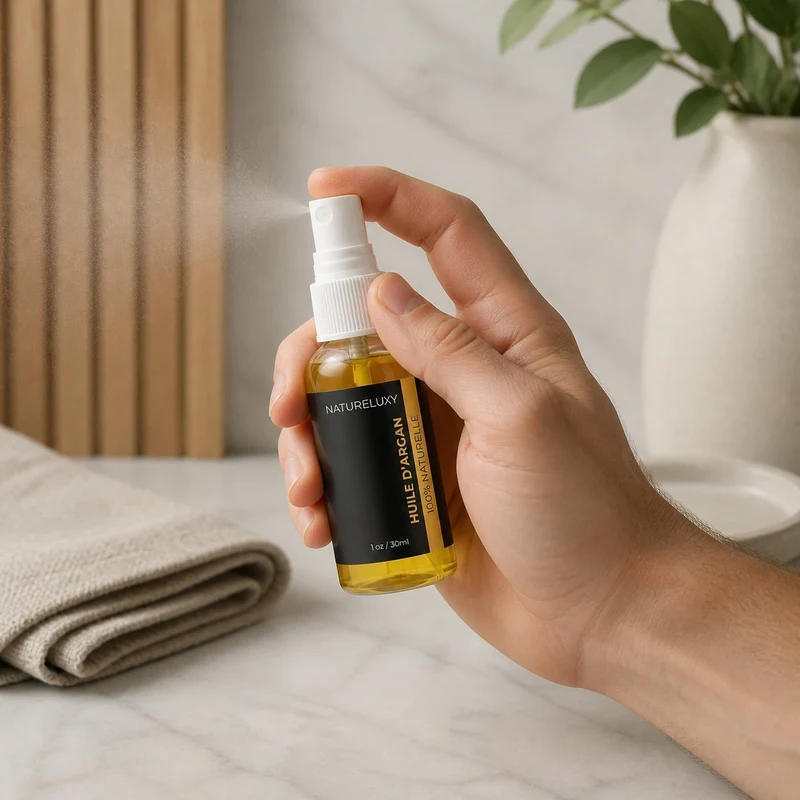 Lot 2× Huile d’Argan 30 ml Spray – Soin visage, corps & cheveux (Origine Maroc)