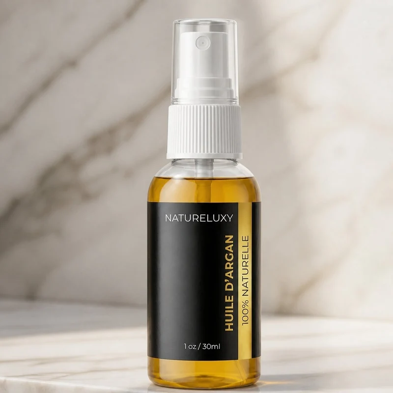 Lot 2× Huile d’Argan 30 ml Spray – Soin visage, corps & cheveux (Origine Maroc)