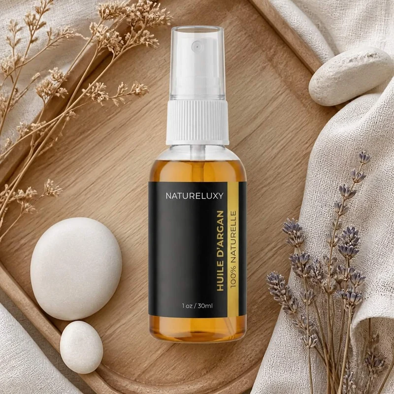 Huile d’Argan 100% Naturelle en Spray – 30 mL (Visage, Corps & Cheveux)