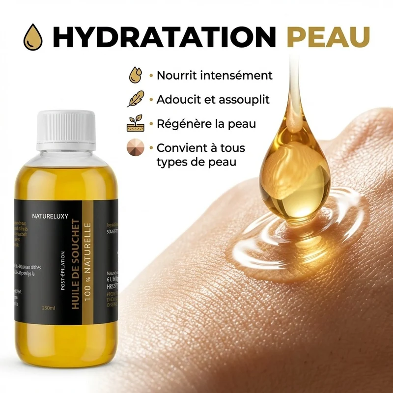 Huile de souchet 250 mL | 100 % naturelle