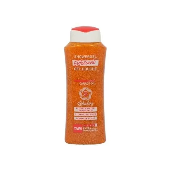 Yari - Exfoliant Showergel extra gommant "carrot oil 5" - 500 ml