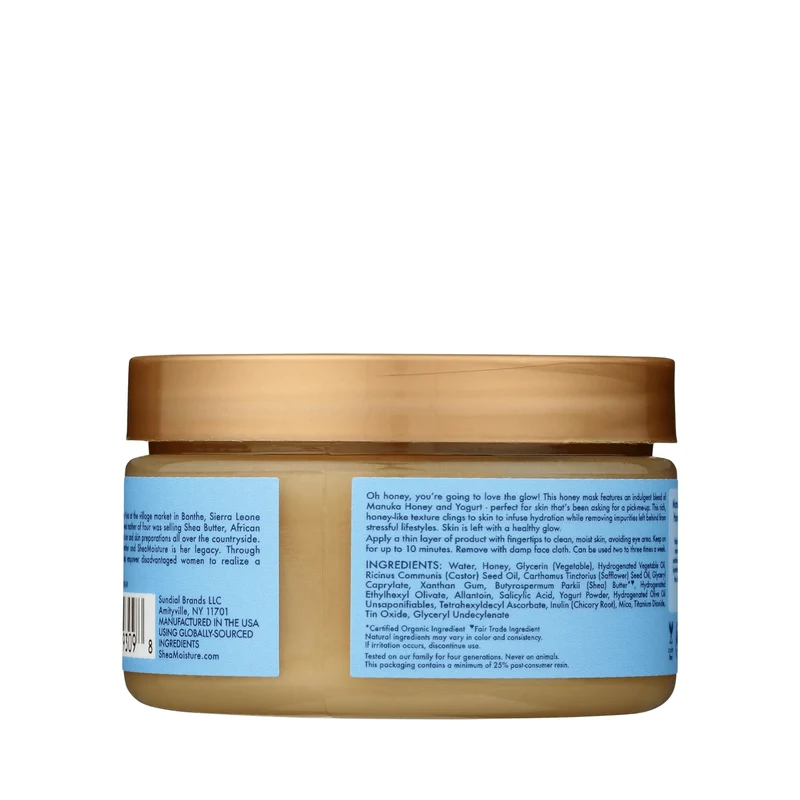 Shea Moisture - Manuka honey & yogurt - Masque au miel "Glow getter" - 113g