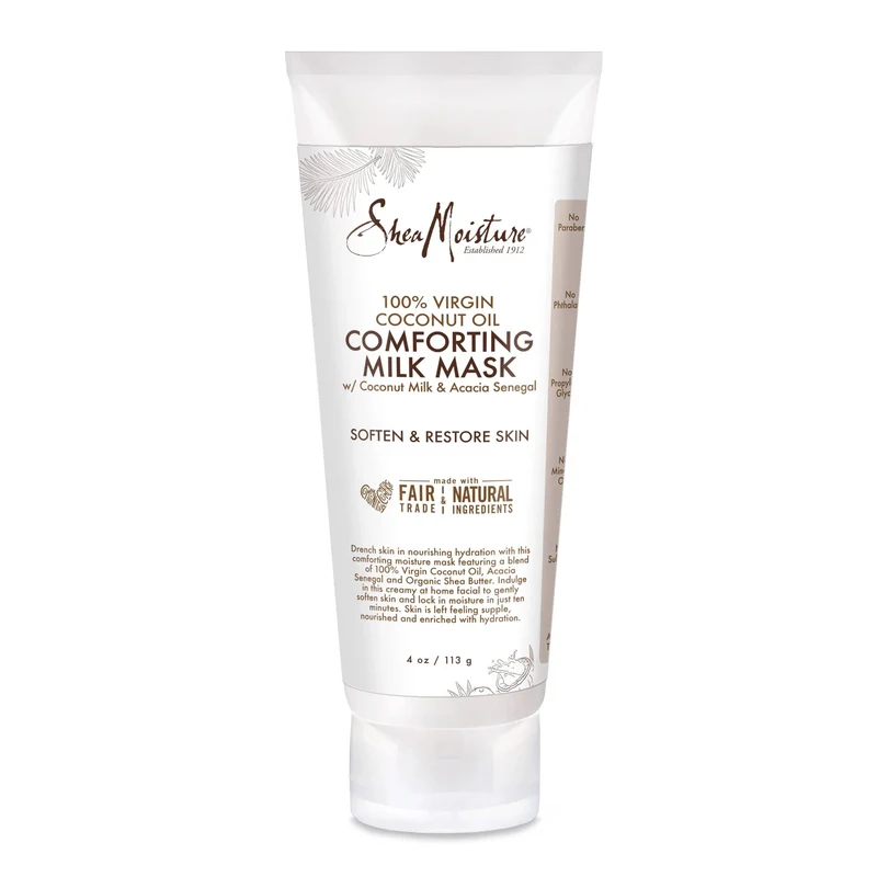 Shea Moisture - 100% Virgin Coconut Oil - Masque hydratant visage "daily hydration" - 118 ml
