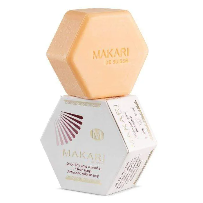 Makari - Savon au soufre acnyl - 200g (acnyl saop)