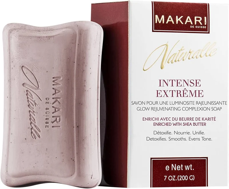 Makari - Naturalle - Savon gommant, purifiant et éclaircissant INTENSE EXTRÊME - 200g