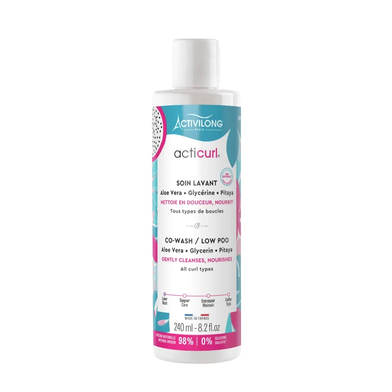Activilong Acticurl Co-Wash nourrissant "pitaya, glycerin, aloe vera" - 240 ml
