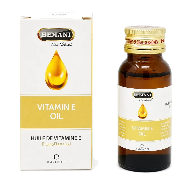 Huile de Vitamine E 30mL 100% Naturelle Hemani