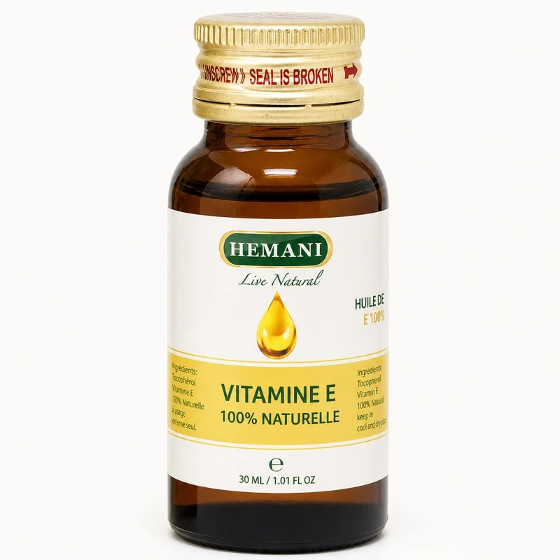 Huile de Vitamine E 30mL 100% Naturelle Hemani