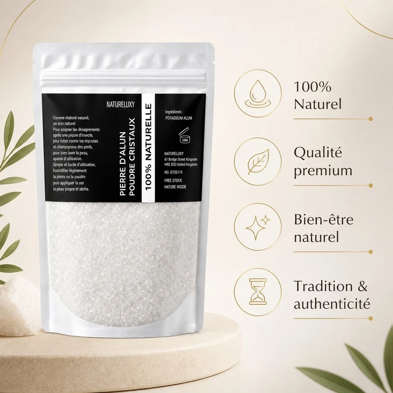 Pierre d'Alun en poudre 50g