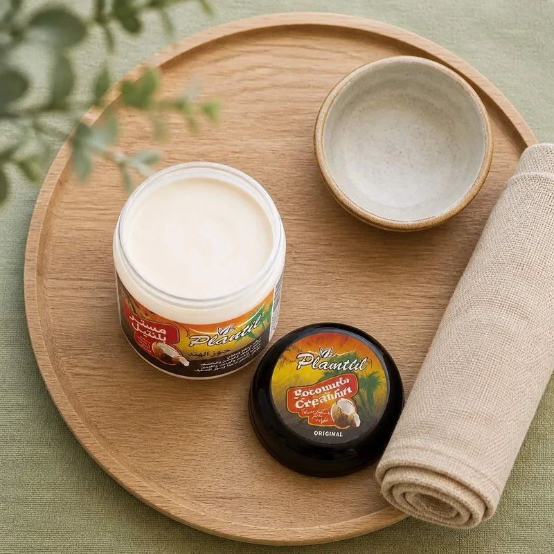 Plantil Pommade Capillaire Huile de Coco - Démêle et fait Briller les Cheveux