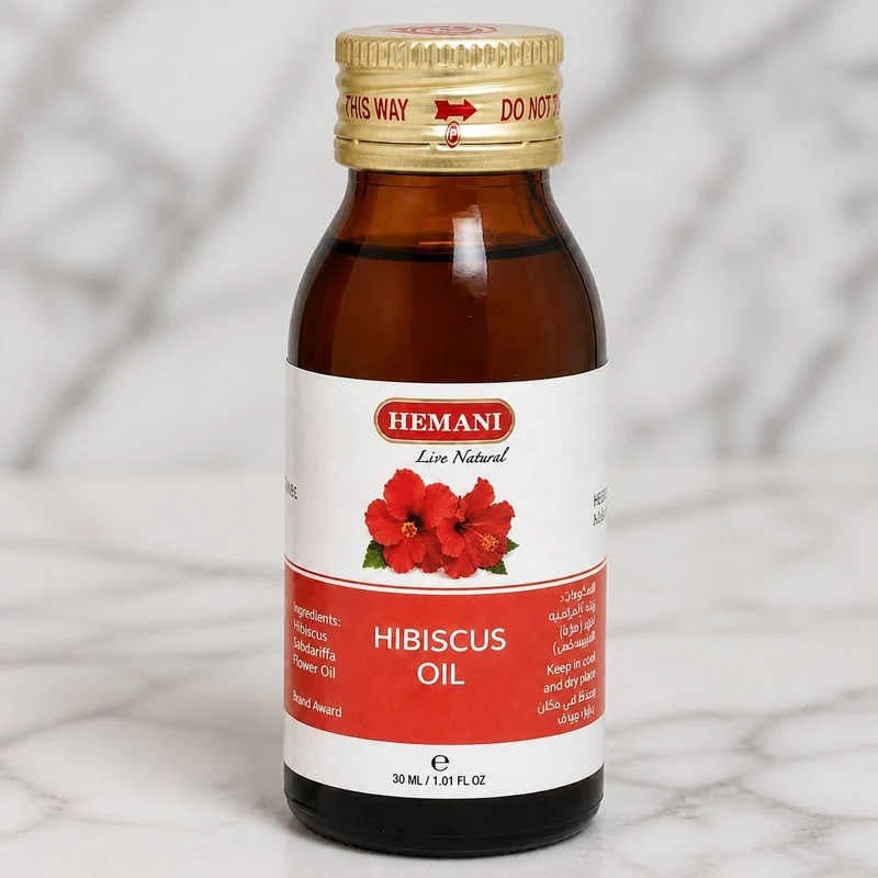 Huile d'Hibiscus 30mL 100% Naturelle Hemani