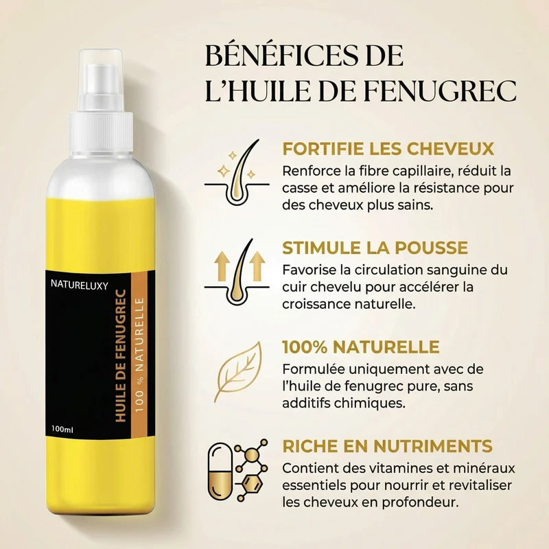 Huile de Fenugrec 100mL Spray