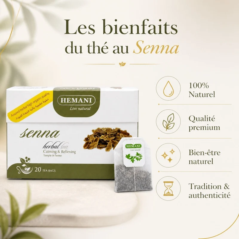 Tisane de Séné Hemani 20 Sachets - Infusion Plantes