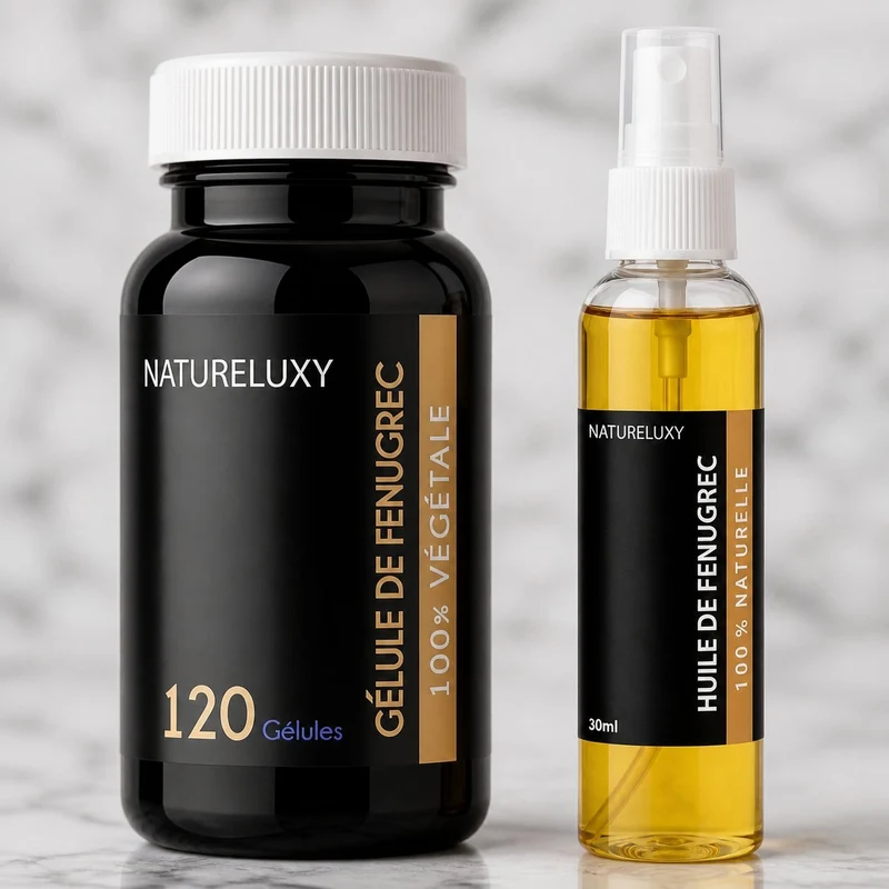Pack Huile de Fenugrec 30mL 100% Naturelle Spray + 120 gélules de Fenugrec