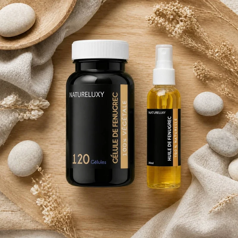 Pack Huile de Fenugrec 30mL 100% Naturelle Spray + 120 gélules de Fenugrec