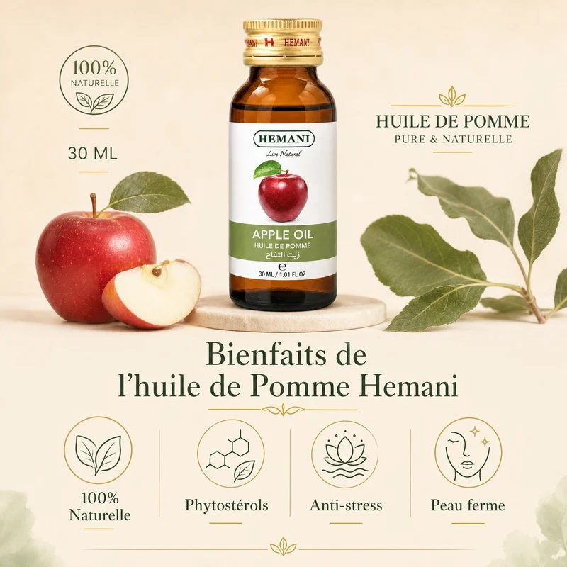 Huile de Pomme 30mL 100% Naturelle Hemani