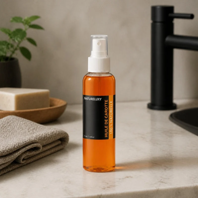 Huile de Carotte 100mL 100% Naturelle Spray