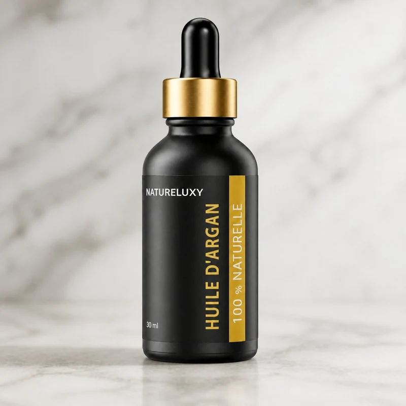Huile d’Argan 30 mL Pipette – Origine Maroc – Soin Peau & Cheveux