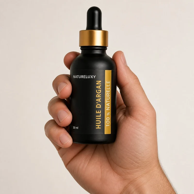 Huile d’Argan 30 mL Pipette – Origine Maroc – Soin Peau & Cheveux