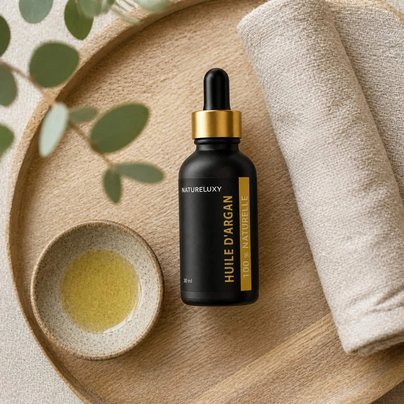 Huile d’Argan 30 mL Pipette – Origine Maroc – Soin Peau & Cheveux