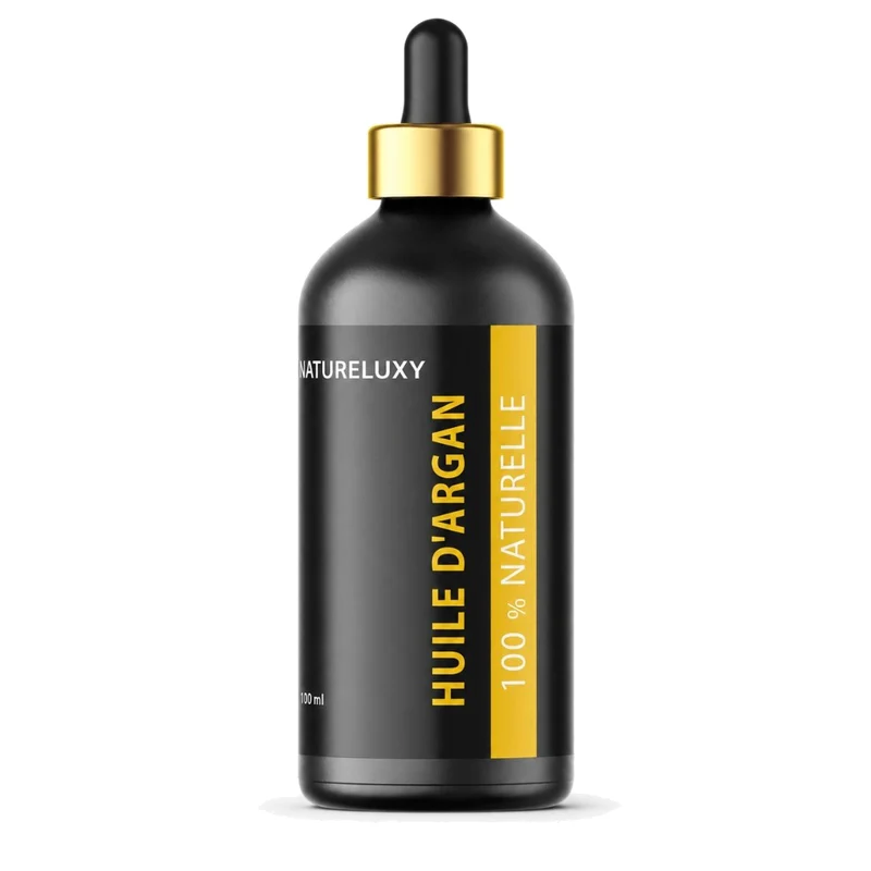 Huile d'Argan 100 ml – Origine Maroc – Pipette – Visage, Corps, Cheveux & Ongles