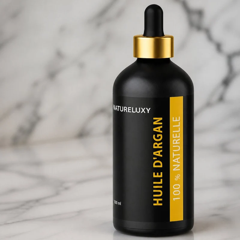 Huile d'Argan 100 ml – Origine Maroc – Pipette – Visage, Corps, Cheveux & Ongles