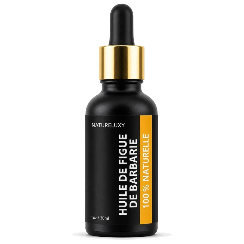 Huile de Figue de Barbarie 30 ml avec Pipette – Huile végétale visage anti‑âge & anti‑rides