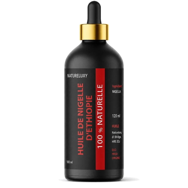 Huile de Nigelle d’Éthiopie 100 mL Pipette — 100% Naturelle