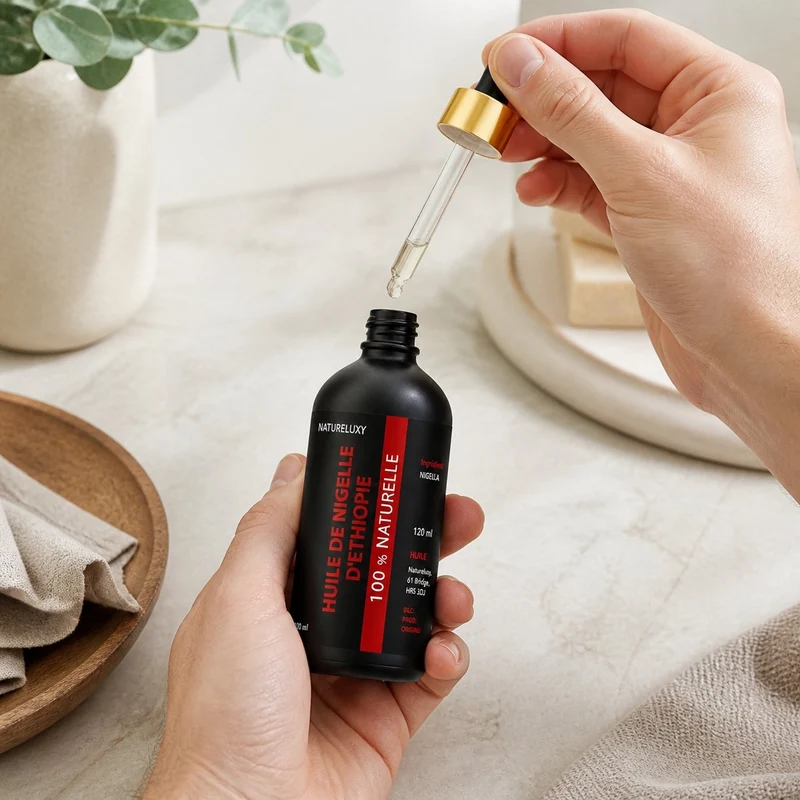 Huile de Nigelle d’Éthiopie 100 mL Pipette — 100% Naturelle