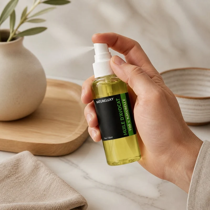 Huile d’Avocat 30 mL Spray 100% Naturelle – Soin Nourrissant Peau & Zones Sèches