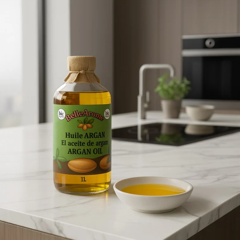 Huile d'Argan 100% Naturel du Maroc 1L – Corps & Cheveux