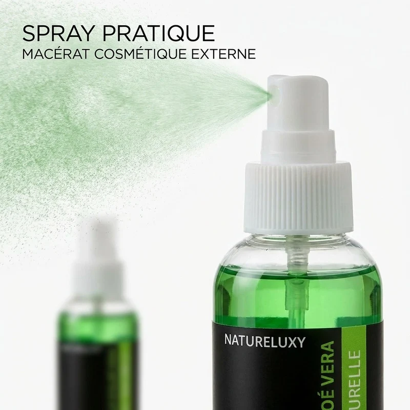 Huile d'Aloé Vera 30mL Spray 100% Naturelle