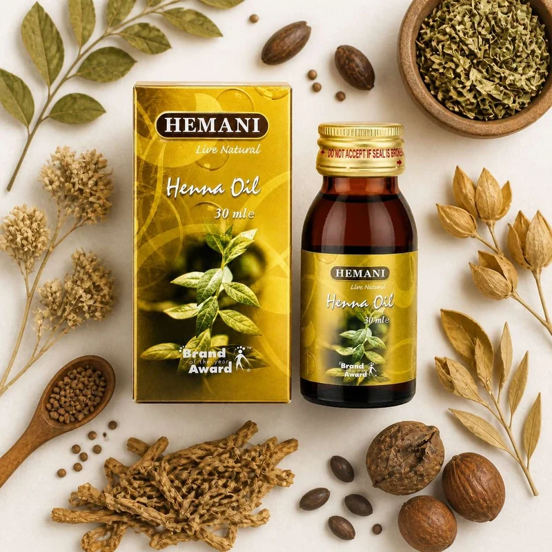 Huile de Henné 30mL 100% Naturelle Hemani