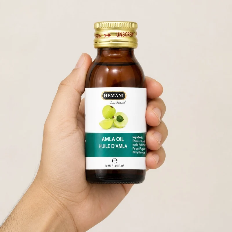 Huile d’Amla Hemani 30 mL – 100% Naturelle – Soin Capillaire