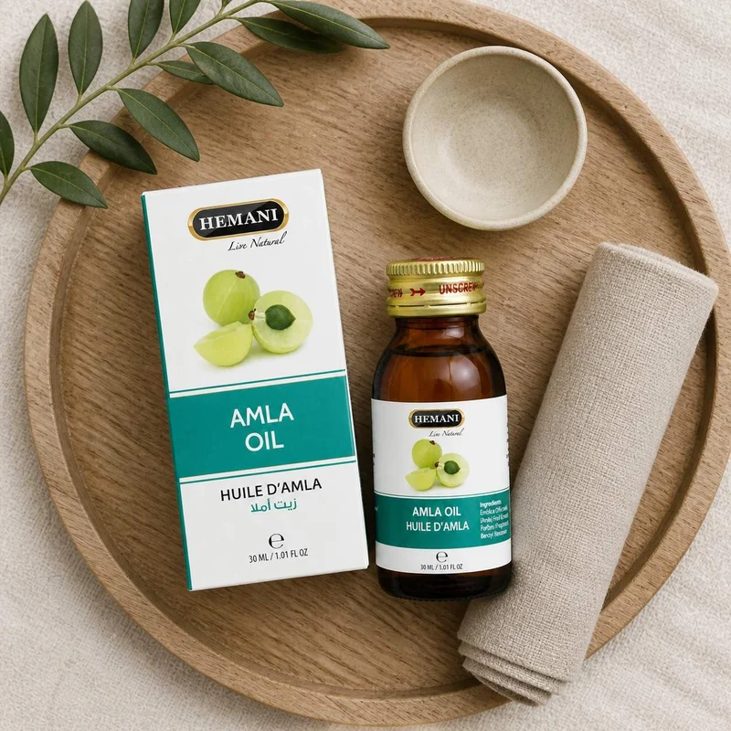 Huile d’Amla Hemani 30 mL – 100% Naturelle – Soin Capillaire